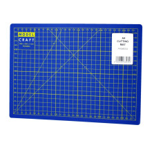A4 Self-healing Cutting Mat - cutting mat a4 modelcraft selfheal blue