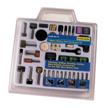 138 Piece Rotary Tool Accessory Set -  tool rotary accessory set 138pc bit piece lifetime guarantee fit dremel polishing grinding