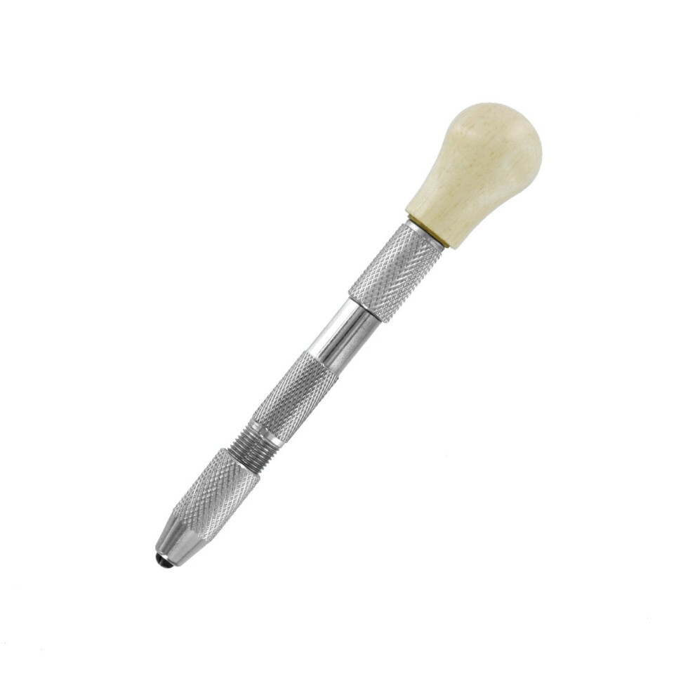 Pin Vice With Swivel Top & Wooden Handle - Wooden Pin Vice Swivel Top Handle Handled Ppv2238 Sppv2238 Modelcraft 5060252020992