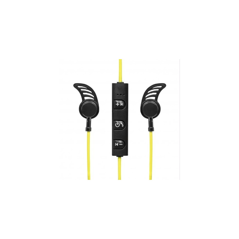 Bt Sports Earphones - Wireless Sports Earphones Bluetooth Running Jogging Headphones Black Green 5060407528076