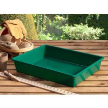 16l Deep Multi-purpose Gardening Tray - Green Garden Garland x 16lt - tray deep green garden garland x 16lt