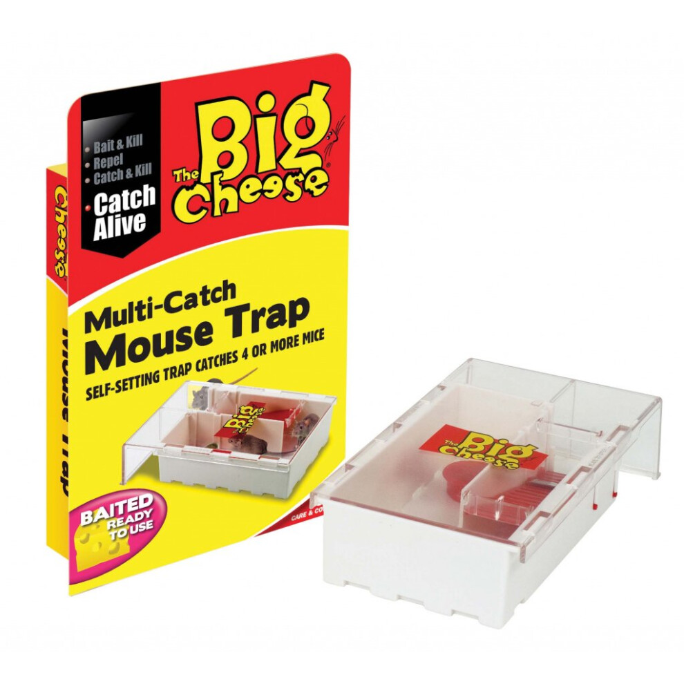 Big Cheese Live Multi-Catch Mouse Trap-STV162