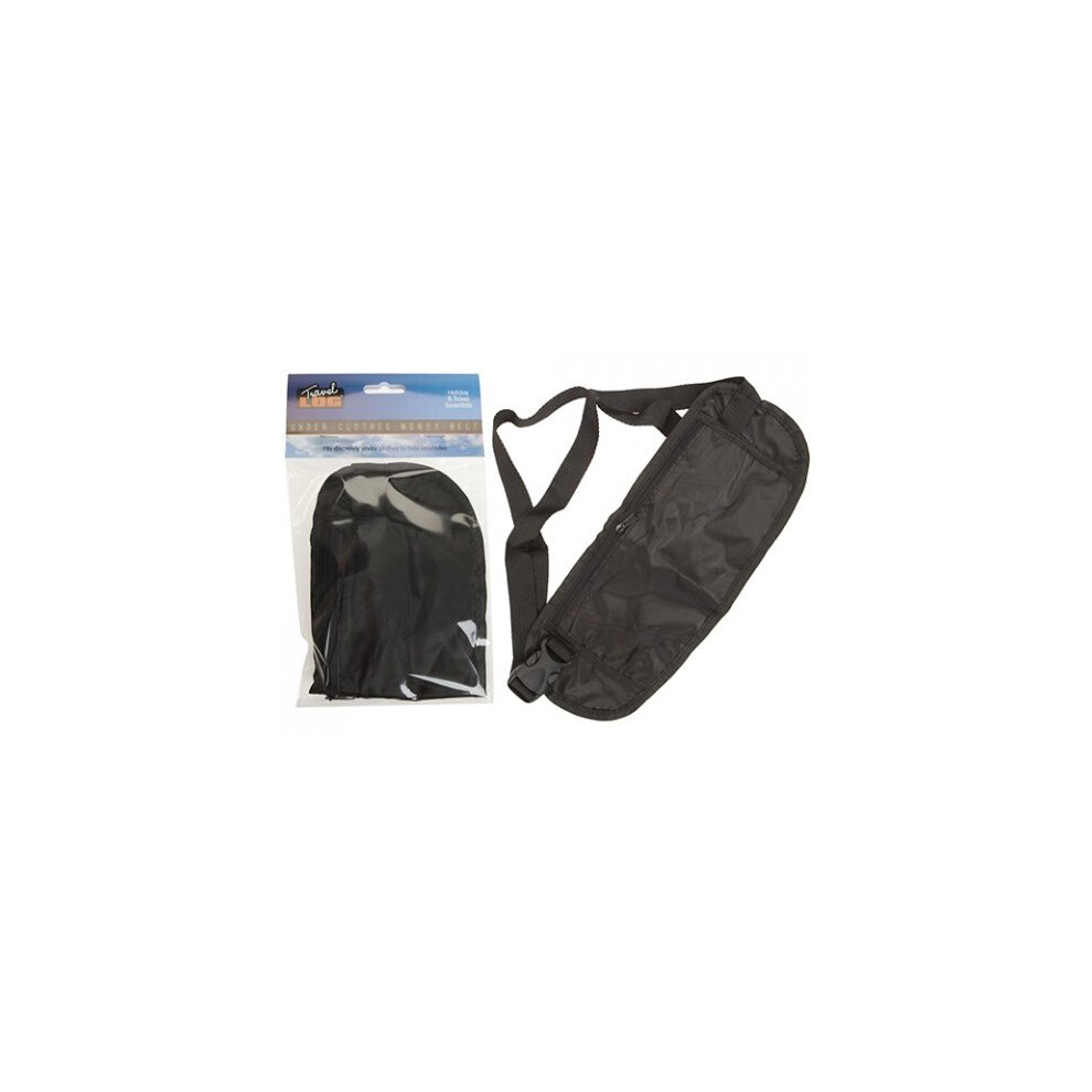 Under Clothes Money Ticket Belt -  money belt under clothes bag travel concealed bum ticket passport secret pouch waist wallet