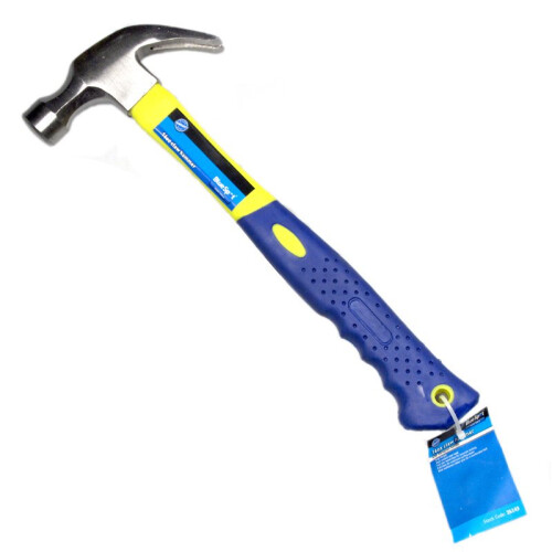 16oz Fibre Glass Claw Hammer -  16oz claw hammer blue spot 26143