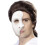 Smiffy's White plastic half mask for adults 1