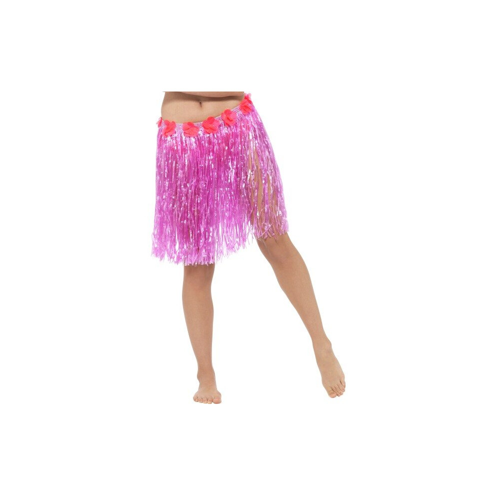 Smiffy's Women's Hawaiian Hula Skirt (pink) -