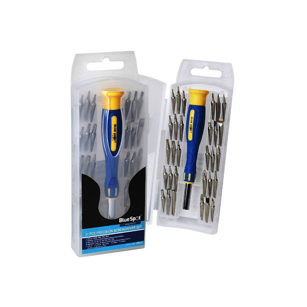 31 Piece Precision Driver Set -  precision set driver bluespot 31 tools