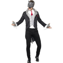 Smiffy's 44395m Men's Big Bad Wolf Costume (medium) - costume wolf fancy dress mens big bad deluxe halloween outfit adults