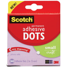 Small Craft Adhesive Dots Pack - scotch permanent adhesive dotssmall craft 2 300pkg