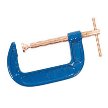Silverline G-clamp 100mm -  silverline 100mm gclamp vc24 steel welding