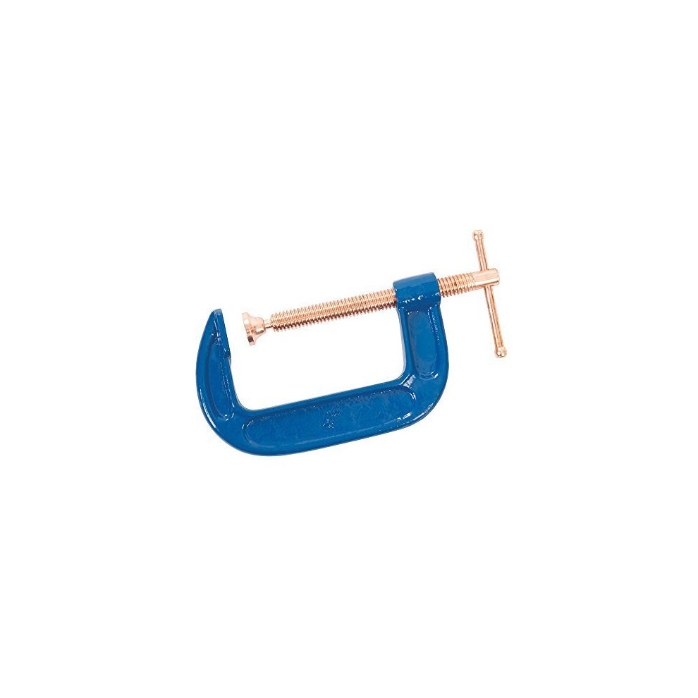 Silverline G-clamp 100mm -  silverline 100mm gclamp vc24 steel welding