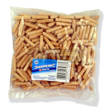Silverline Dowel Pins 200pk 6 x 30mm - dowel pins x 6 30mm silverline 200pk fluted 633751 wooden plugs furniture hardwood grooved joinery