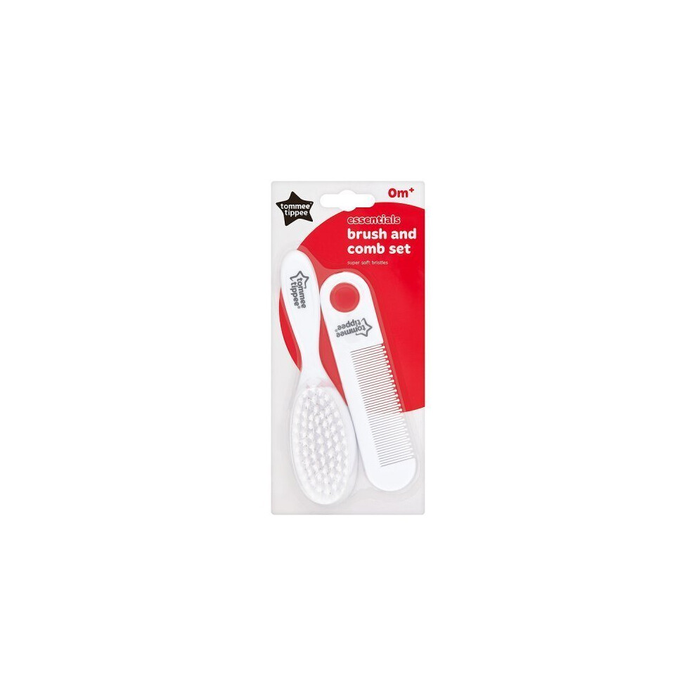 Tommee Tippee Essentials Brush & Comb -  tommee tippee brush comb set basics essential baby essentials