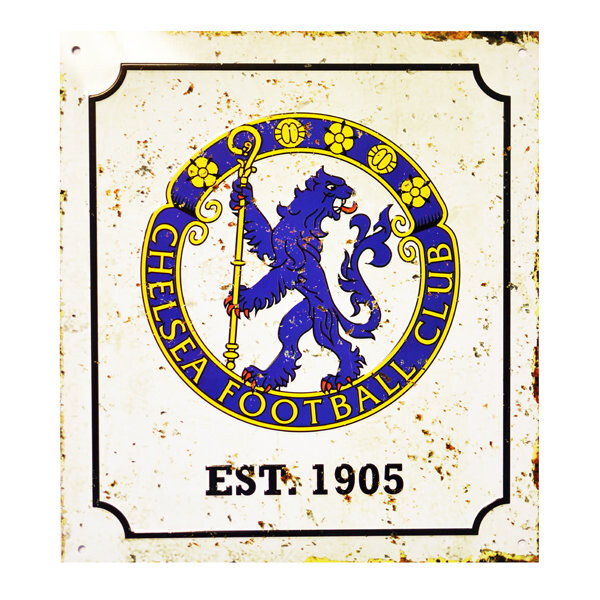 Chelsea Unisex Retro Logo Sign, Multi-colour - retro chelsea sign logo ...