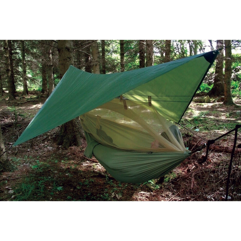 Highlander Green Camping Hammock -  crusader hammock highlander net