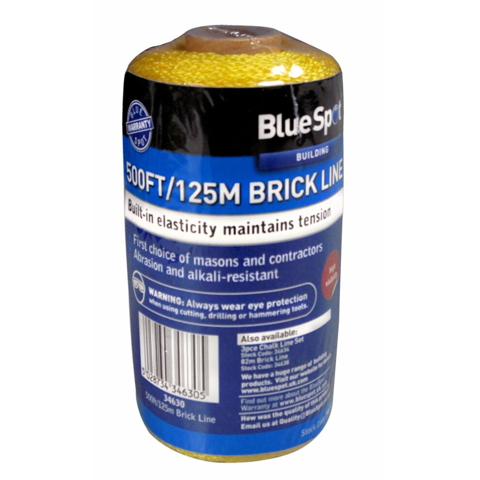 500ft Abrasion & Alkali-resistant Brick Line -  line 500ft brick blue spot 34630