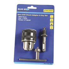 Blue Spot 19263 3 Piece SDS Chuck And Key Set - sds chuck key blue spot 3 set 19263 piece new adaptor