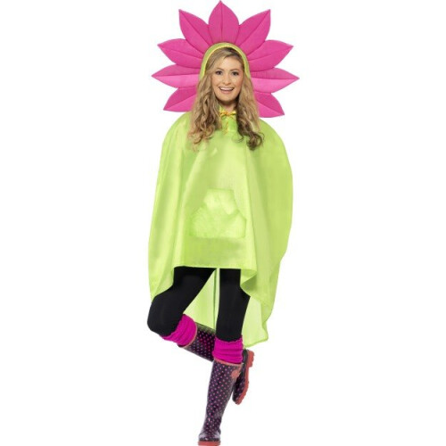 Smiffy's Adult flower poncho