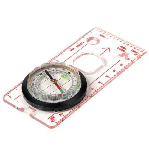Highlander Deluxe Luminous Map Compass -  map compass deluxe highlander hiking walking reading