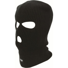 Black Thinsulate Hole Balaclava - highlander 3 hole thinsulate balaclava black