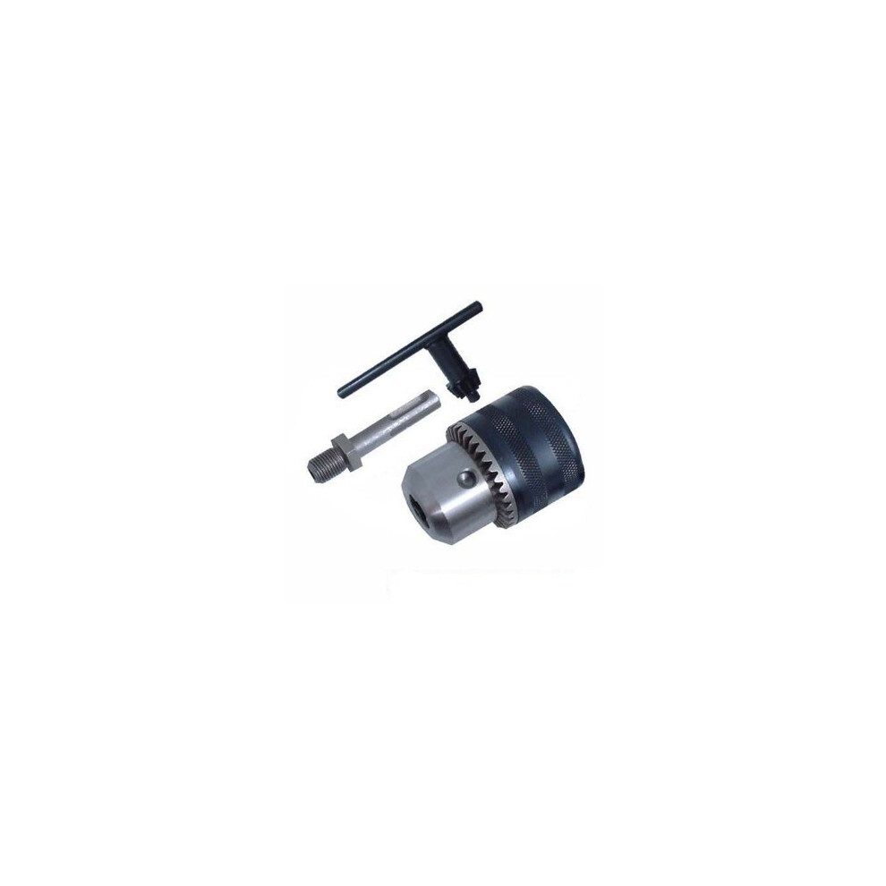 Silverline Keyed Chuck, Key & SDS Plus Adaptor Kit 3pce 13mm - 1/2" 20unf -  chuck sds adaptor kit plus 13mm 12 silverline key 292703 keyed unf 3pce