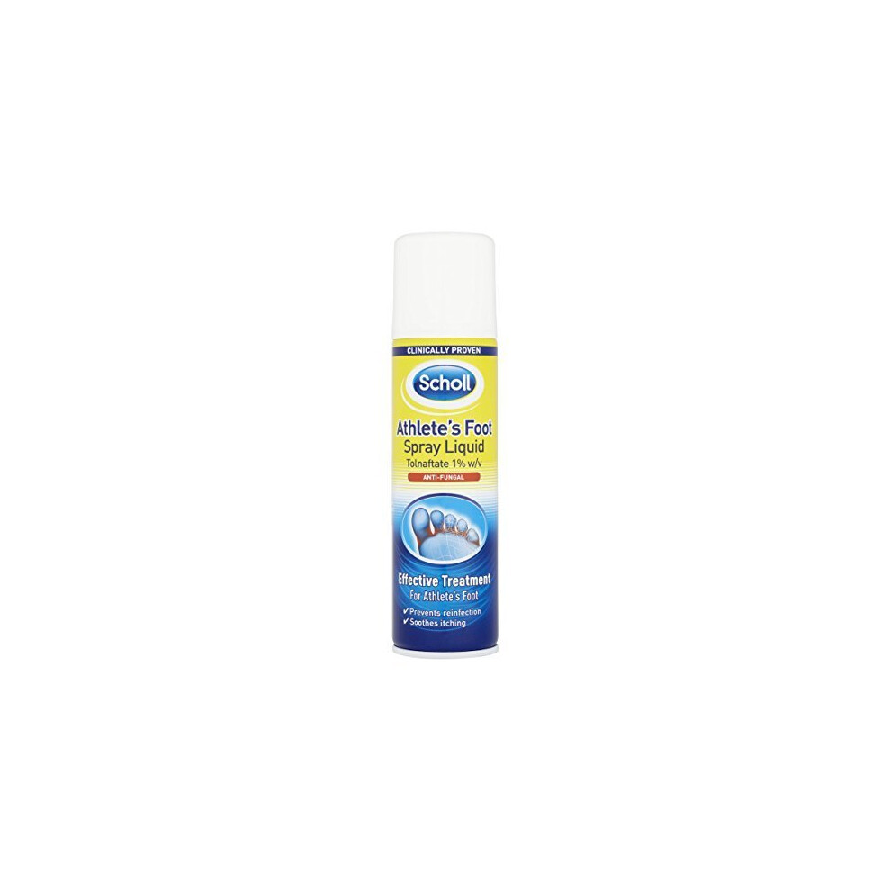 Scholl Athletes Foot Spray 150ml - Foot Athletes Scholl Spray 150ml Liquid Treatment