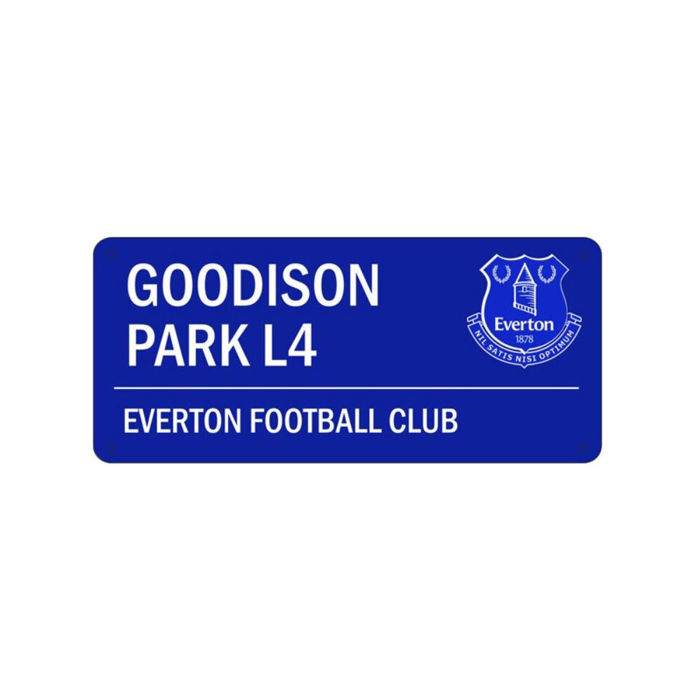Everton Fc Street Sign -  everton street sign football official bl gift fc licensed product window club goodison park