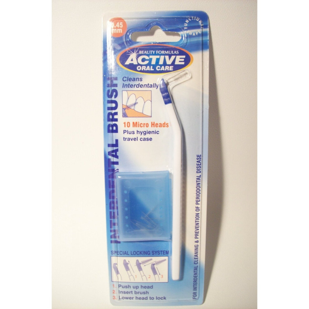 Valley Sundries Active Interdental Tooth Brush - Interdental Brush Active Oral Tooth Teeth Care 045Mm
