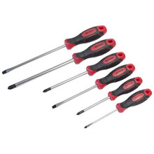 6pc Screwdriver Set - 6pc precision screwdriver set laptop repair phillips slotted soft grip kit