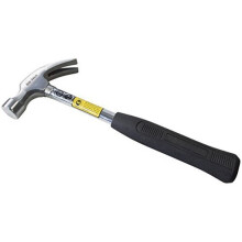 16oz Polished Gs Claw Hammer - Steel Shaft -  claw hammer diy steel club ball pein pin panel beating builder tool