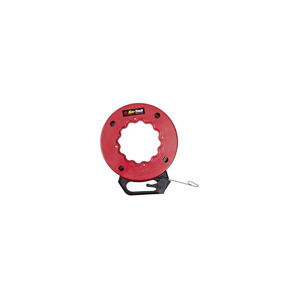 50ft Fish Tape -  fish tape 50ft access cable wire electrician drywall threader puller conduit