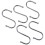 70mm 5pc S Hook Set -  amtech 5pc 70mm s hook set 1