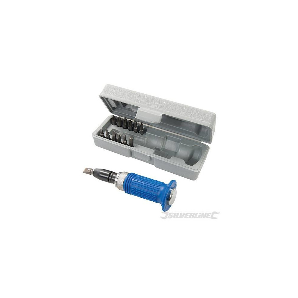 Silverline Soft-grip Impact Driver Set 14pce 14pce -  impact soft driver grip 375291 12 silverline set 14pce screwdriver