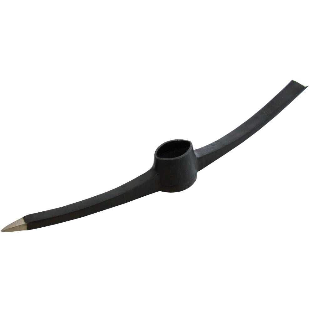 Pick Axe Head -  pick axe head point chisel new lb steel 66 grubbing cutting hoeing adze mattock heavy duty drop forged