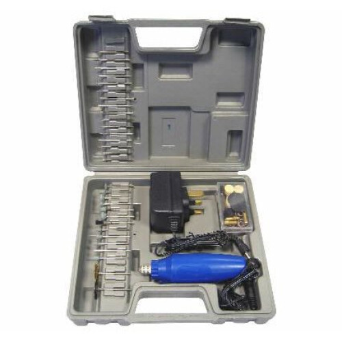 60 Piece Mini Drill Set In Box -  drill mini set 60pc grinder amtech v2560 rotary tool kit hobby engraver craft