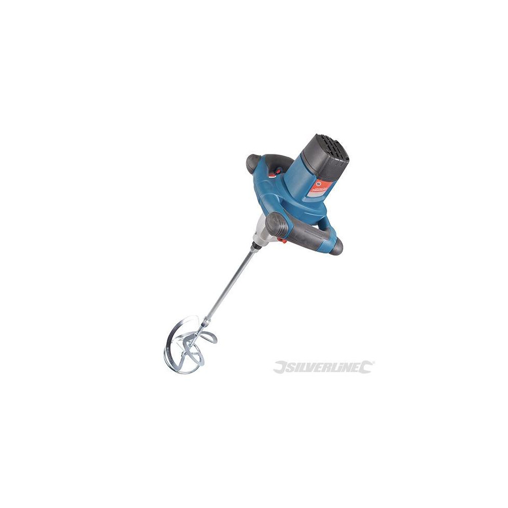 Silverline Silverstorm 1220w Plaster Mixer 140mm 1220w -  1220w plaster mixer silverstorm 140mm silverline 264219