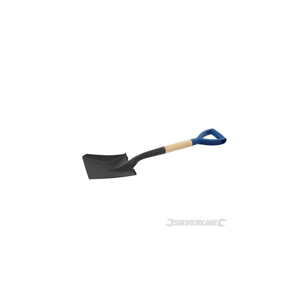 Silverline Wooden Square Head Micro Shovel 700mm -  shovel silverline 700mm mini 282518 square wooden head micro