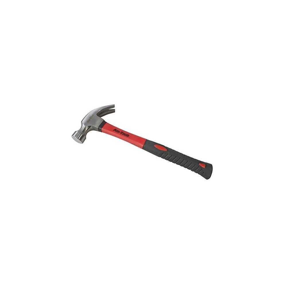 8oz Claw Hammer - Fibreglass Shaft -  hammer claw fibreglass 8oz shaft rubber grip head amtech diy-image-OPC-PCD9RR-NEW