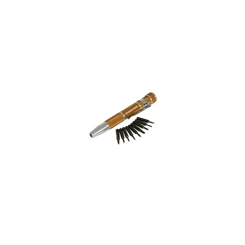 Silverline Precision Screwdriver Set 9pce 110mm -  screwdriver set precision silverline 9pce 110mm 633922