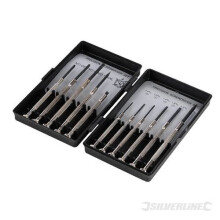 11 Piece Jewellers Screwdriver Set - set jewellers screwdriver 11pce silverline 633602 precision mini glasses