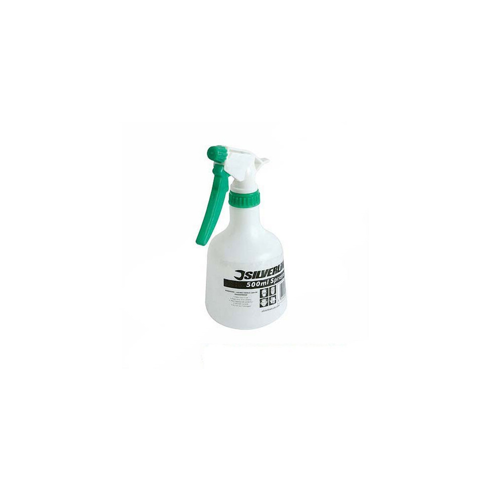 500ml Plastic Hand Sprayer - Silverline 427579 - 500ml Sprayer Silverline 427579