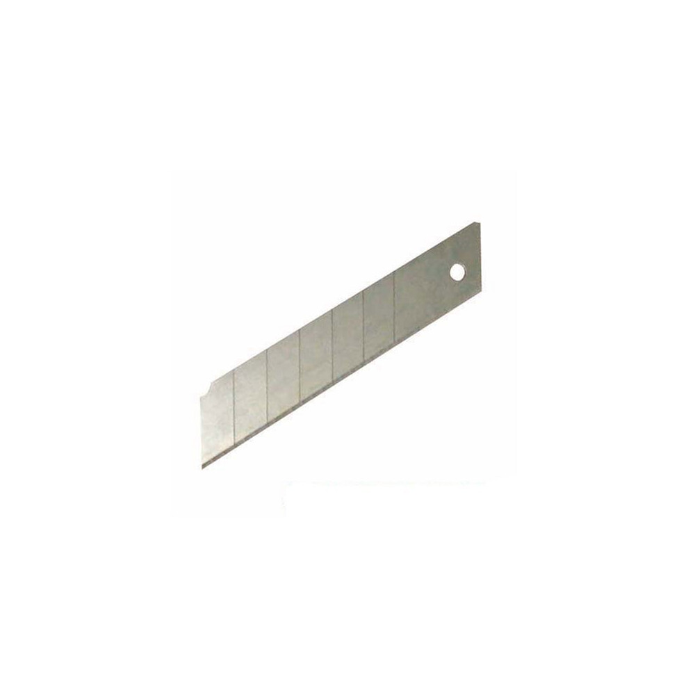 Pack Of 10 18mm Snap Off Blades -  18mm silverline 861764 blades snap off 10 trimming 50 100 snapoff 10pk retractable qty 25