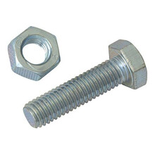 Fixman 662943 Hex Bolts And Nuts Pack - Grey (75-piece) - hex bolts nuts pack 75pce 662943 assorted m5 m8 fixman