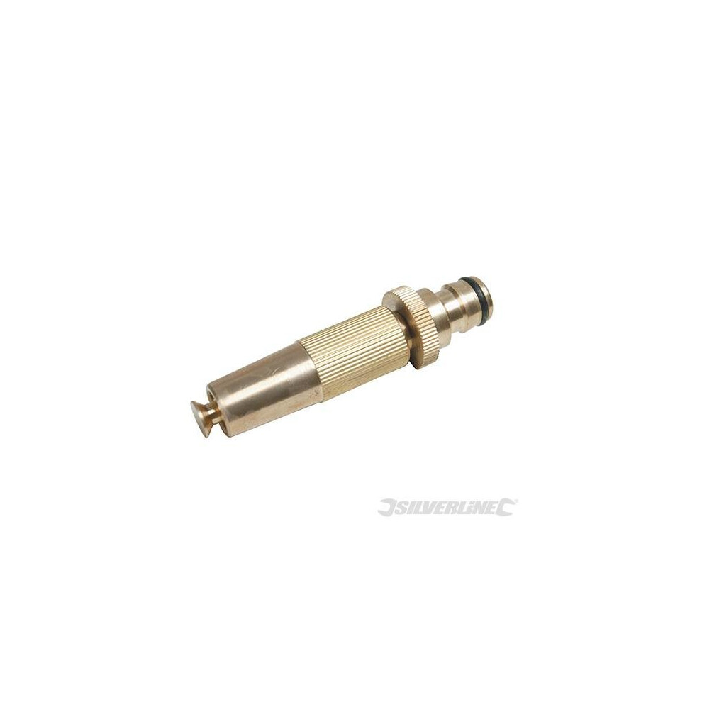 Silverline Spray Nozzle Brass 1/2" Male - Nozzle Brass Spray 12 Silverline Male 427551