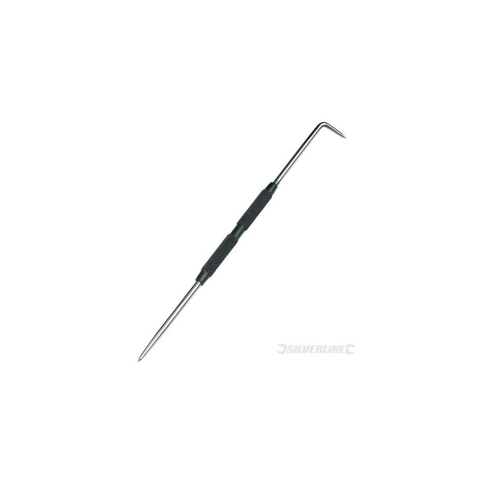 200mm Engineers Scriber - Silverline Mt60 Double Ended Tool -  scriber engineers 200mm silverline mt60 double ended tool