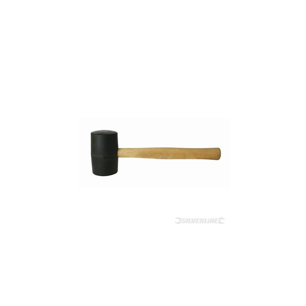 Silverline Black Rubber Mallet 32oz (907g)