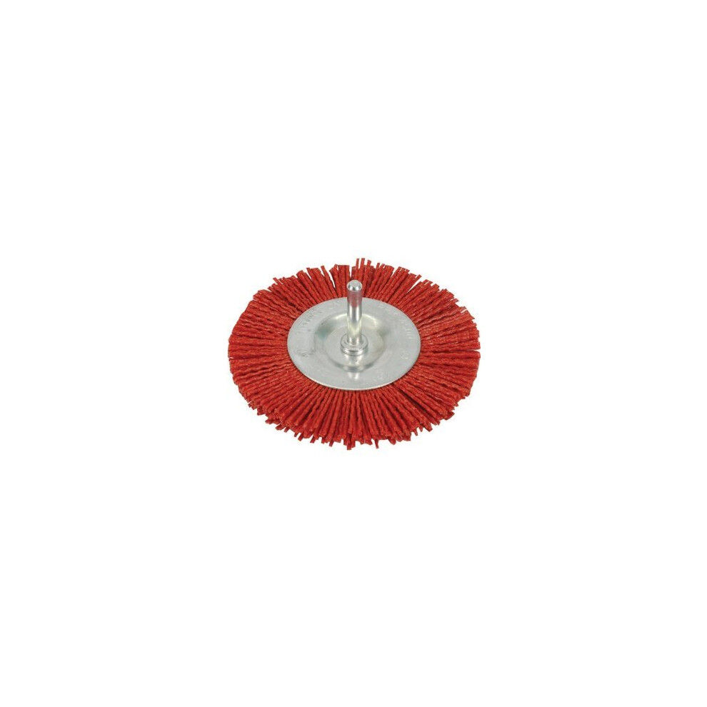 100mm Nylon Filament Wheel -  filament wheel silverline 100mm coarse 589713