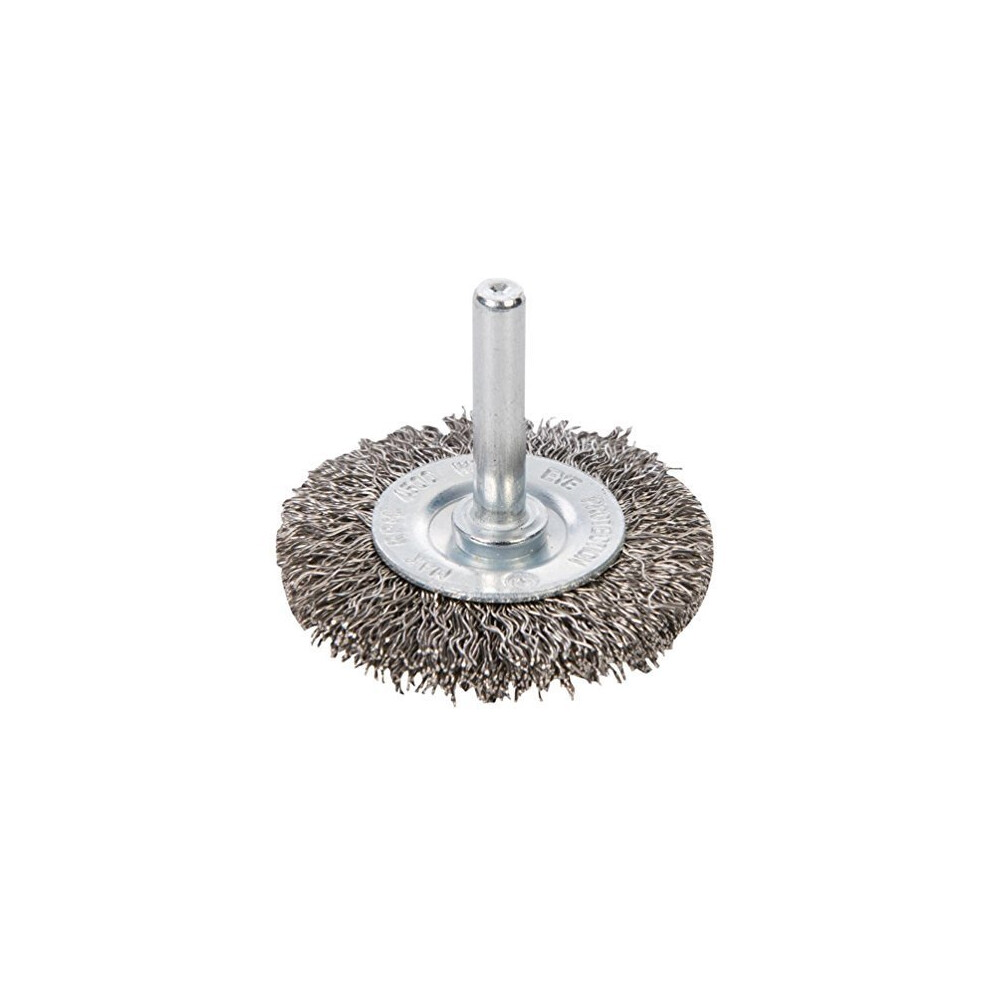 Silverline Power Drill 50mm Crimped Steel Wire Wheel Brush