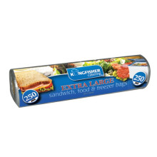 200 Sandwich Food Freezer Bags -  large 200 pack sandwich food freezer roll keep fresh lunch bags uk pp