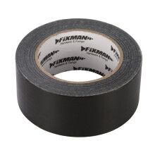 Fixman Heavy Duty Duct Tape 50mm x 50m Black - Duct Tape Heavy Duty Black 50mm - duct tape heavy duty black fixman 50mm 188845